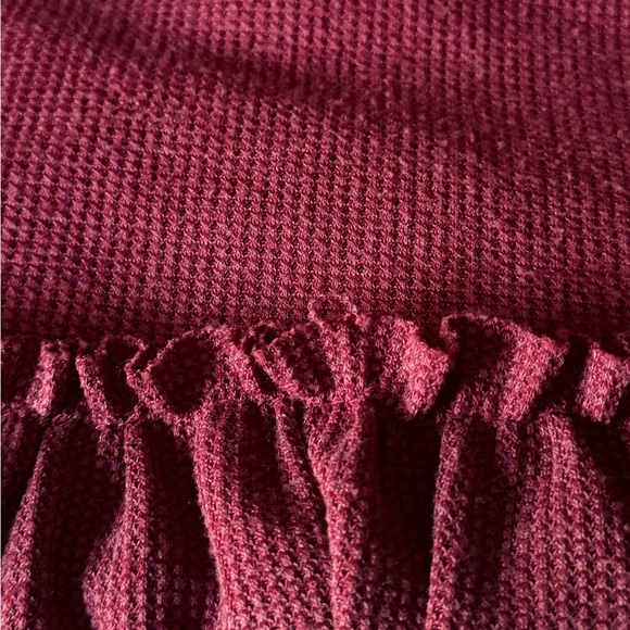 Altar'd State Boho Red Ruffle Top - Picture 7 of 8